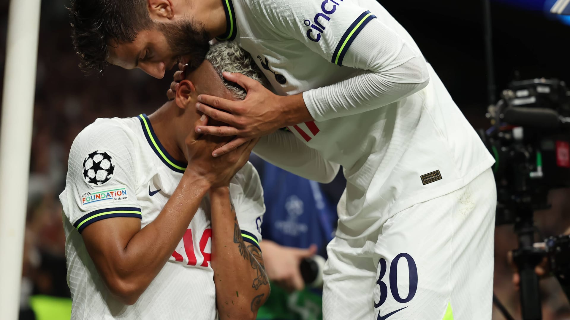 Richarlison: Er traf doppelt für Tottenham Hotspur in der Königsklasse. Richarlison: Er traf doppelt für Tottenham Hotspur in der Königsklasse.
