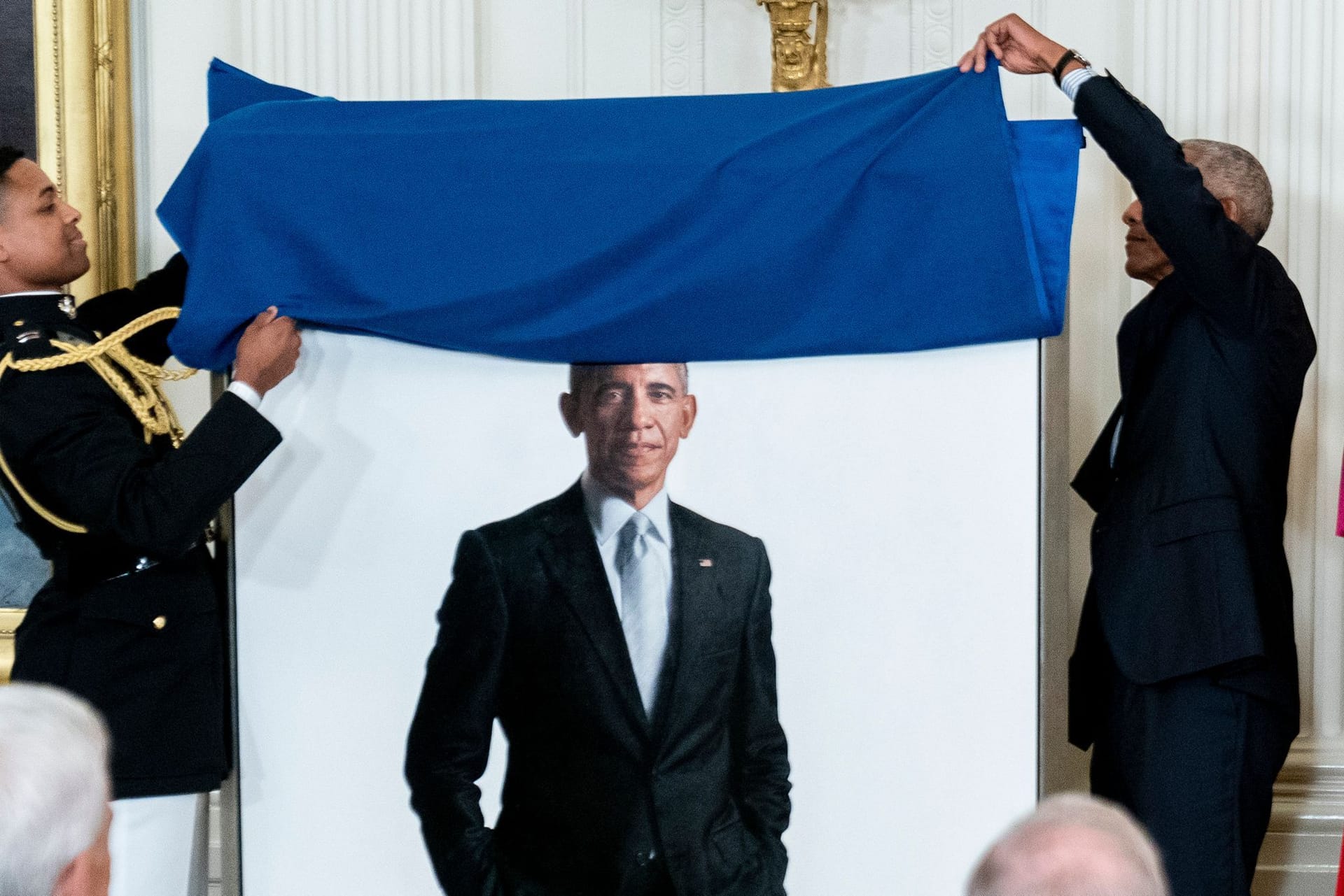 Das Bild von Barack Obama: "Er fängt jede Falte in deinem Gesicht ein", sagte der Ex-US-Präsident über den Maler Robert McCurdy.