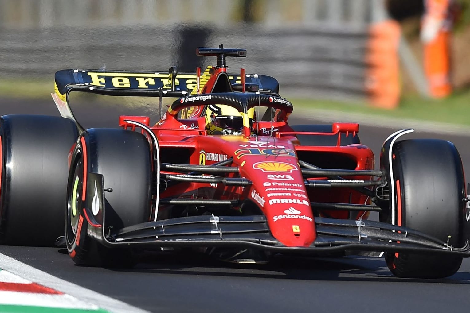 Charles Leclerc: Er startet in Monza von Startplatz eins.