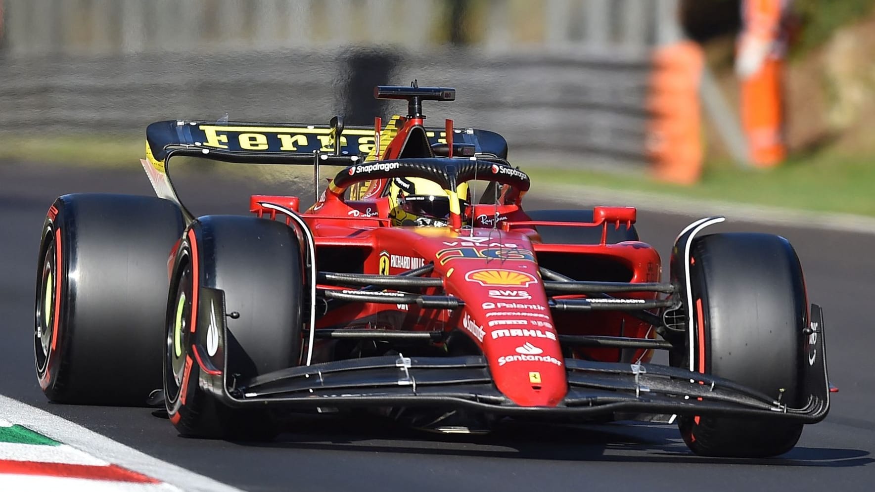 Charles Leclerc: Er startet in Monza von Startplatz eins.