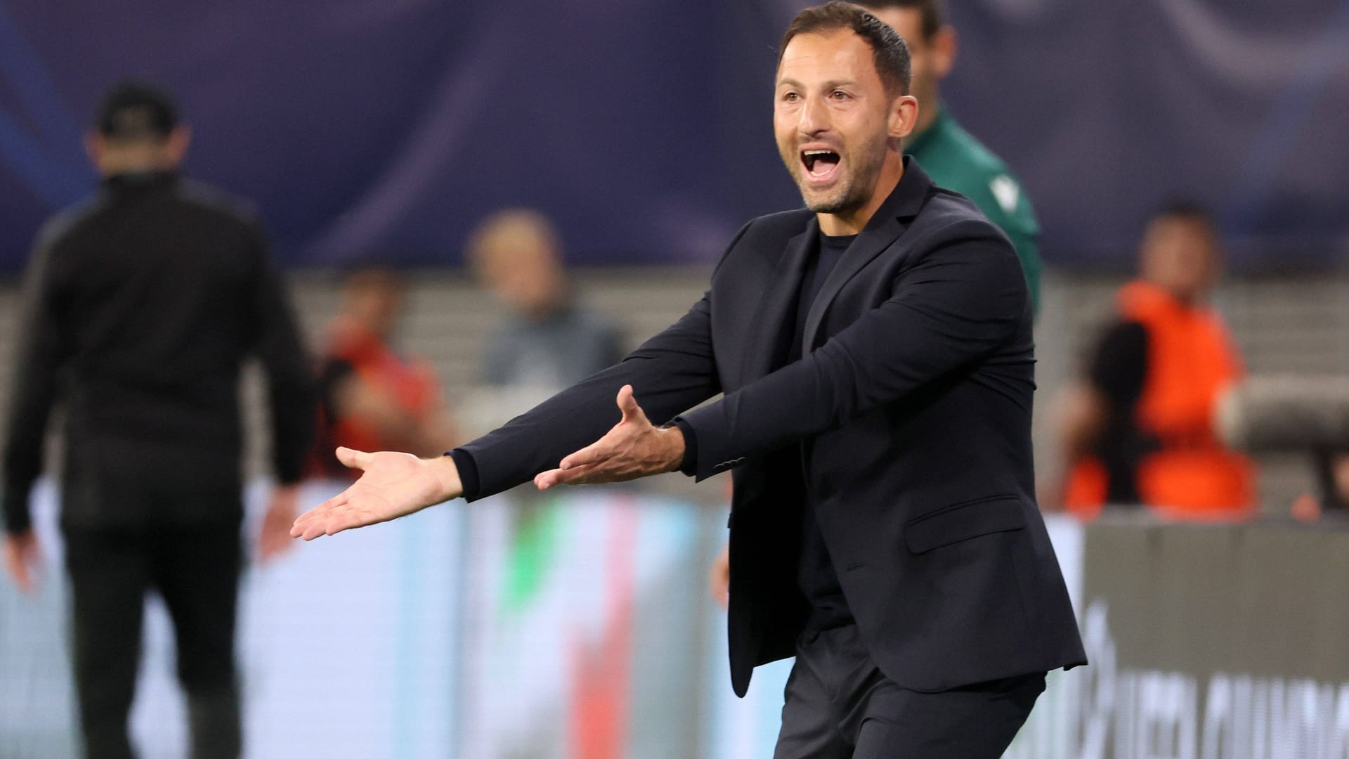 Domenico Tedesco: Der Leipziger Trainer musste erneut eine Niederlage hinnehmen.