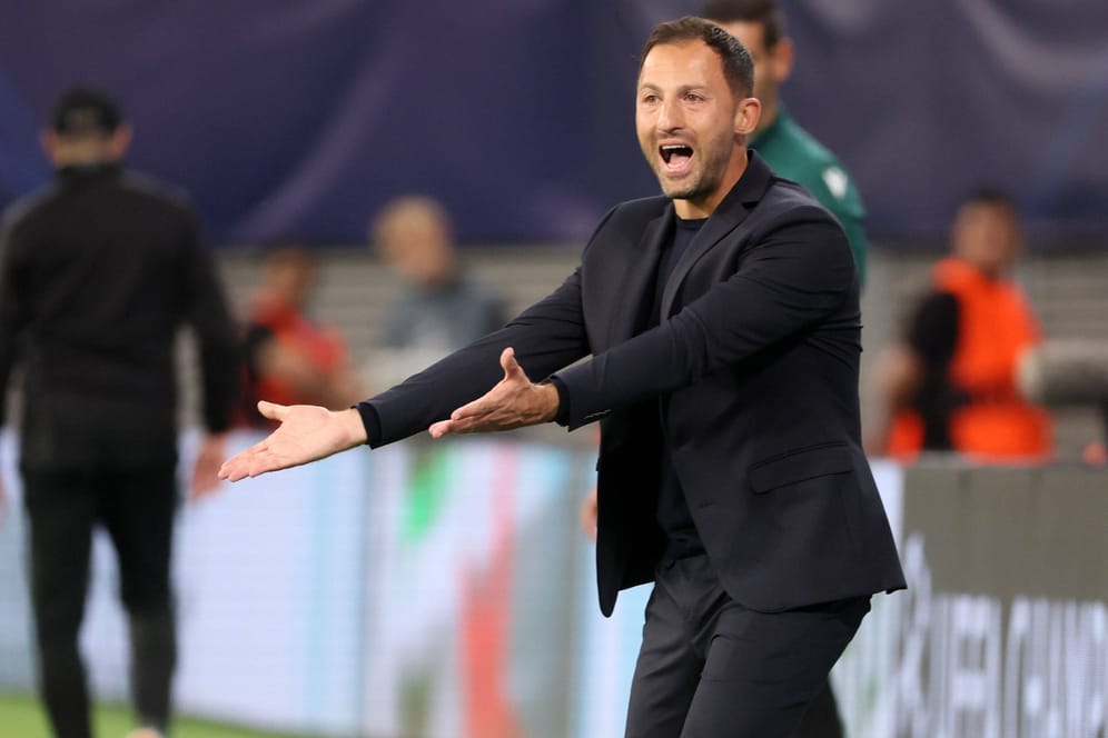 Domenico Tedesco: Der Leipziger Trainer musste erneut eine Niederlage hinnehmen.