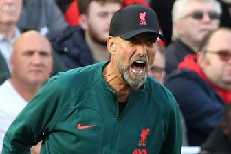 Liverpool-Trainer Klopp während der Partie gegen Brighton & Hove: Die "Reds" stolpern weiter.