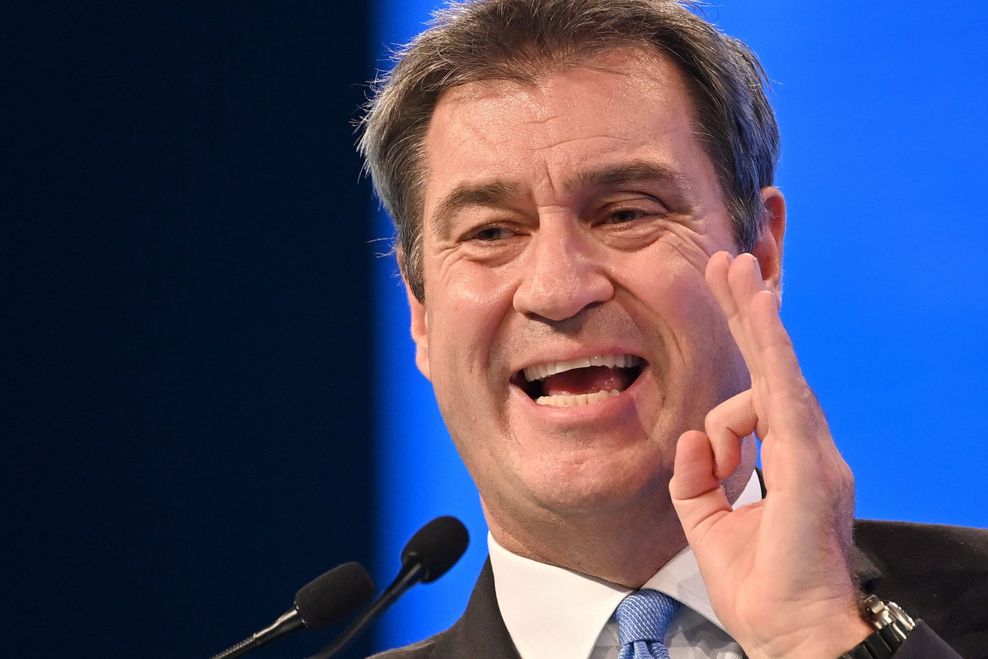 Markus Söder: Der CSU-Chef sieht seine Partei auf einem stabilen Kurs.