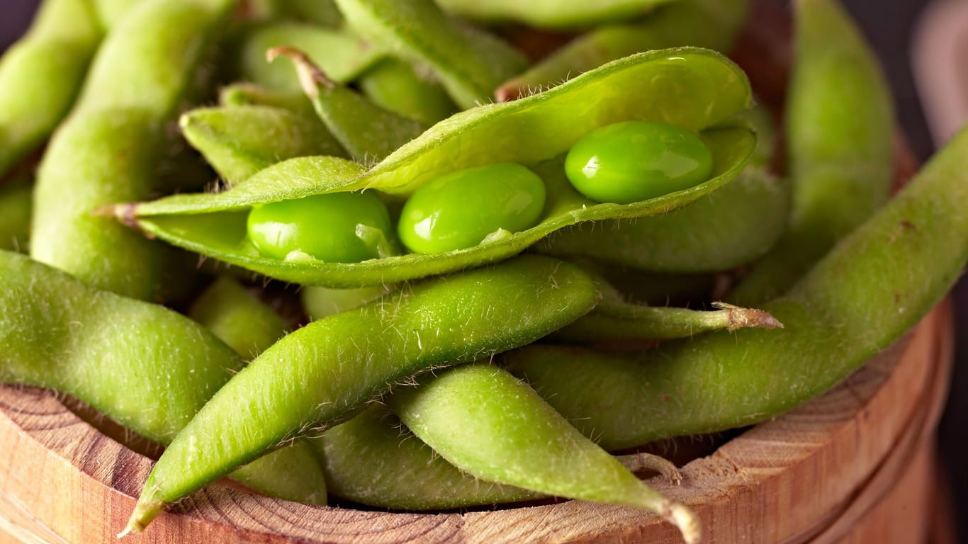 Edamame: The Japanese term means “beans on a branch”.