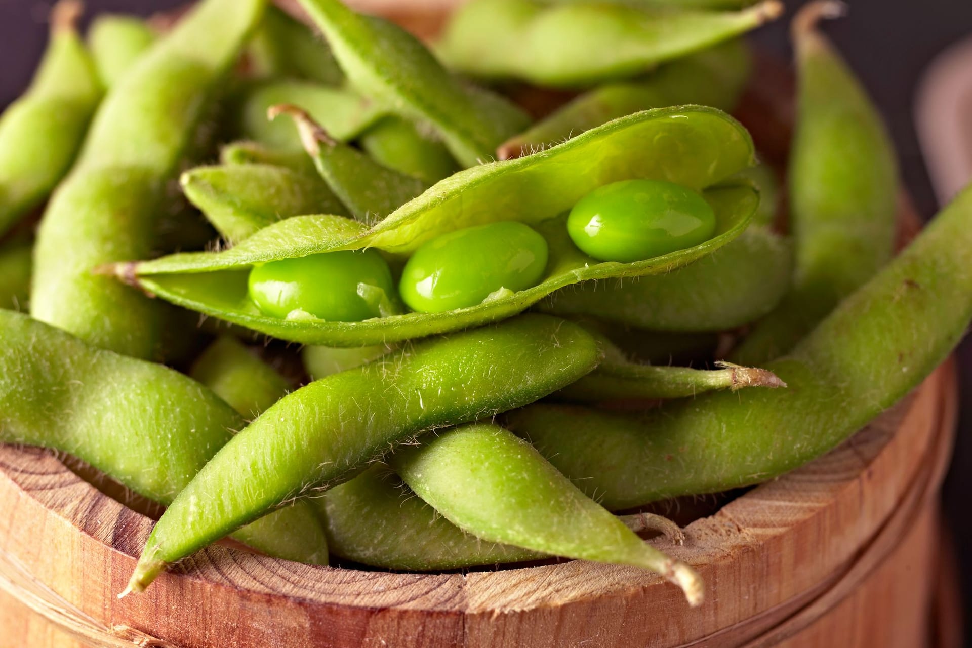 Edamame: Der japanische Begriff bedeutet "Bohnen am Zweig".