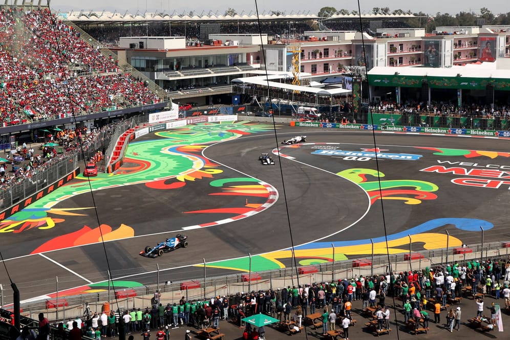 Szene aus der vergangenen Saison: Der Große Preis von Mexiko bleibt der Formel 1 erhalten.