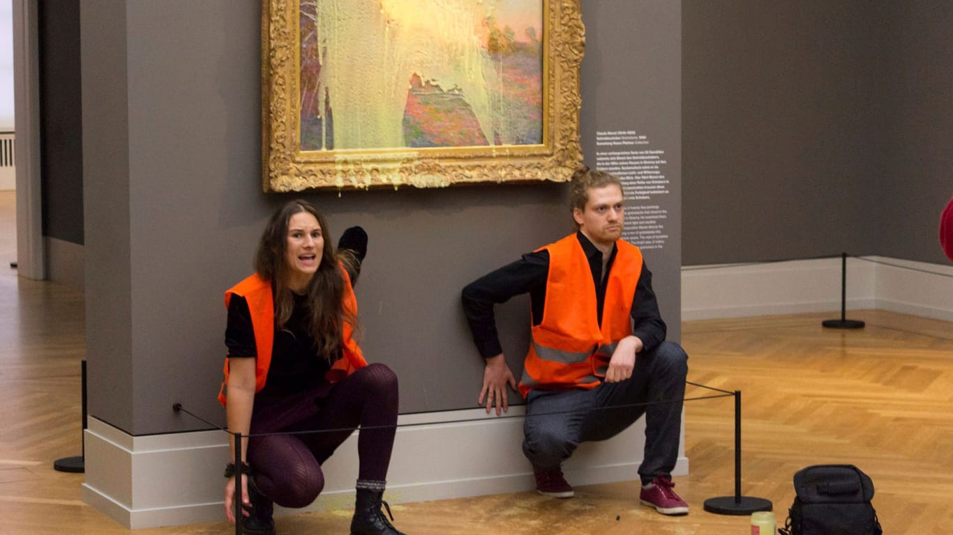 Klimaaktivisten haben Kartoffelbrei an ein Gemälde geworfen: Wie können Museen ihre Kunst schützen?