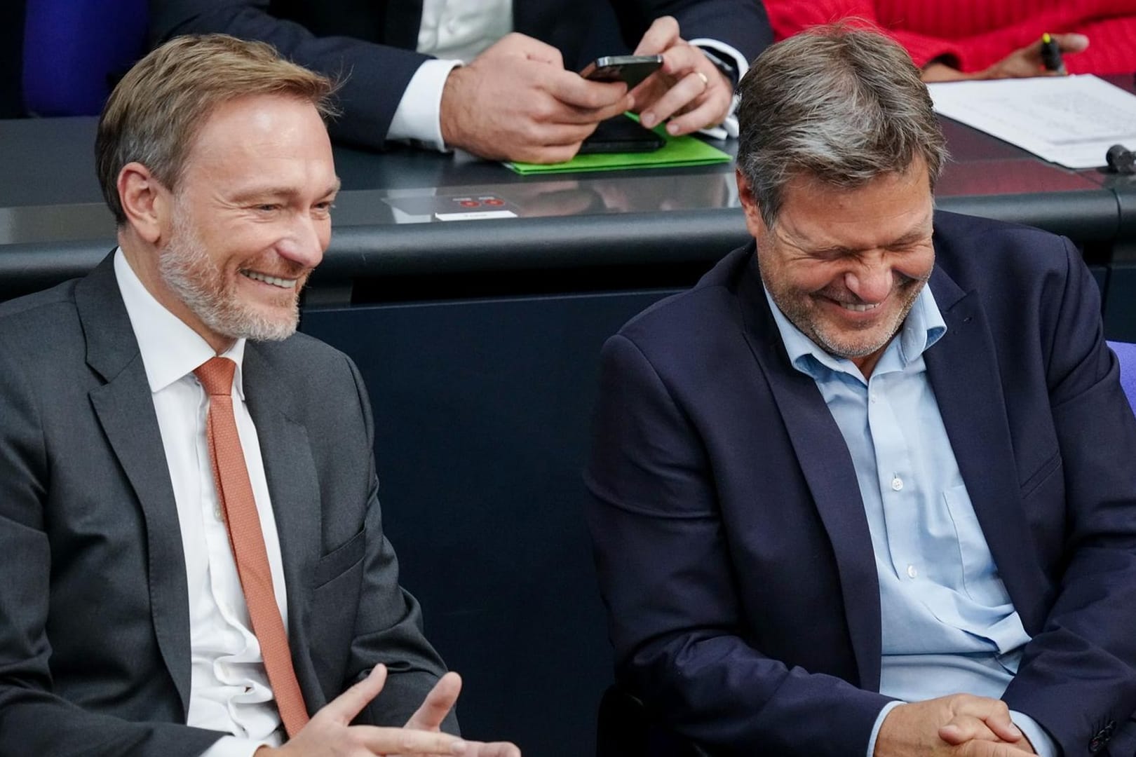 Christian Lindner und Robert Habeck: Viel gibt es derzeit in der Bundesregierung nicht zu lachen.