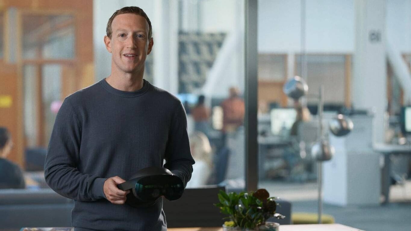 Meta-Chef Mark Zuckerberg erklärt sein Metaverse. Meta-Chef Mark Zuckerberg erklärt sein Metaverse.