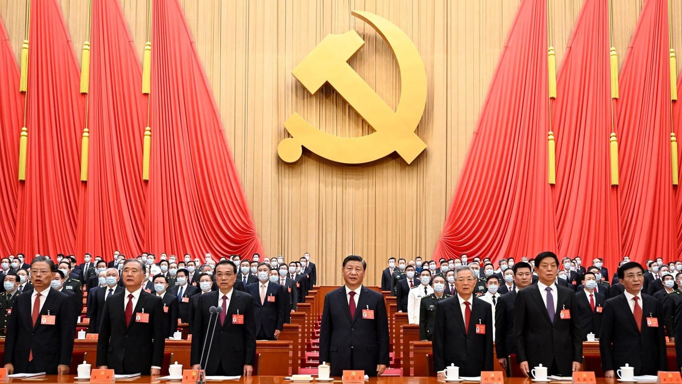 Der Mann im Zentrum: Xi Jinping auf dem Nationalen Kongress seiner KP.