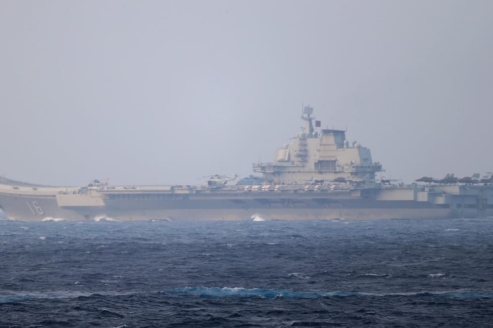 Chinesischer Flugzeugträger Liaoning: Peking fährt einen aggressiven Kurs des Nationalismus und der Aufrüstung.
