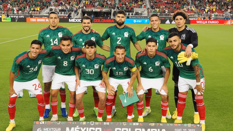 Die Nationalmannschaft Mexikos im September.