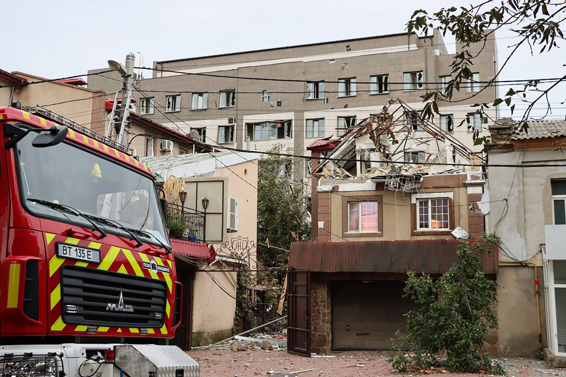 Zerstörung in Cherson (Archivbild): Die Stadt ist von den russischen Truppen besetzt.