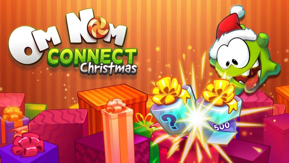 Om Nom Connect Christmas (Quelle: Famobi)
