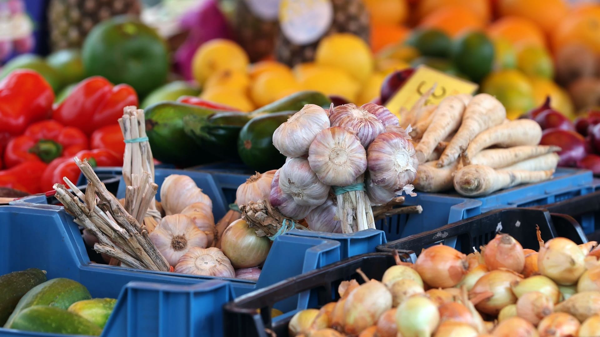 Wochenmarkt (Symbolbild): Die Inflation ist einer Umfrage zufolge die größte Sorge der Menschen in Deutschland.