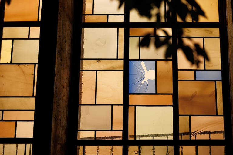 Fenster von Synagoge in Hannover