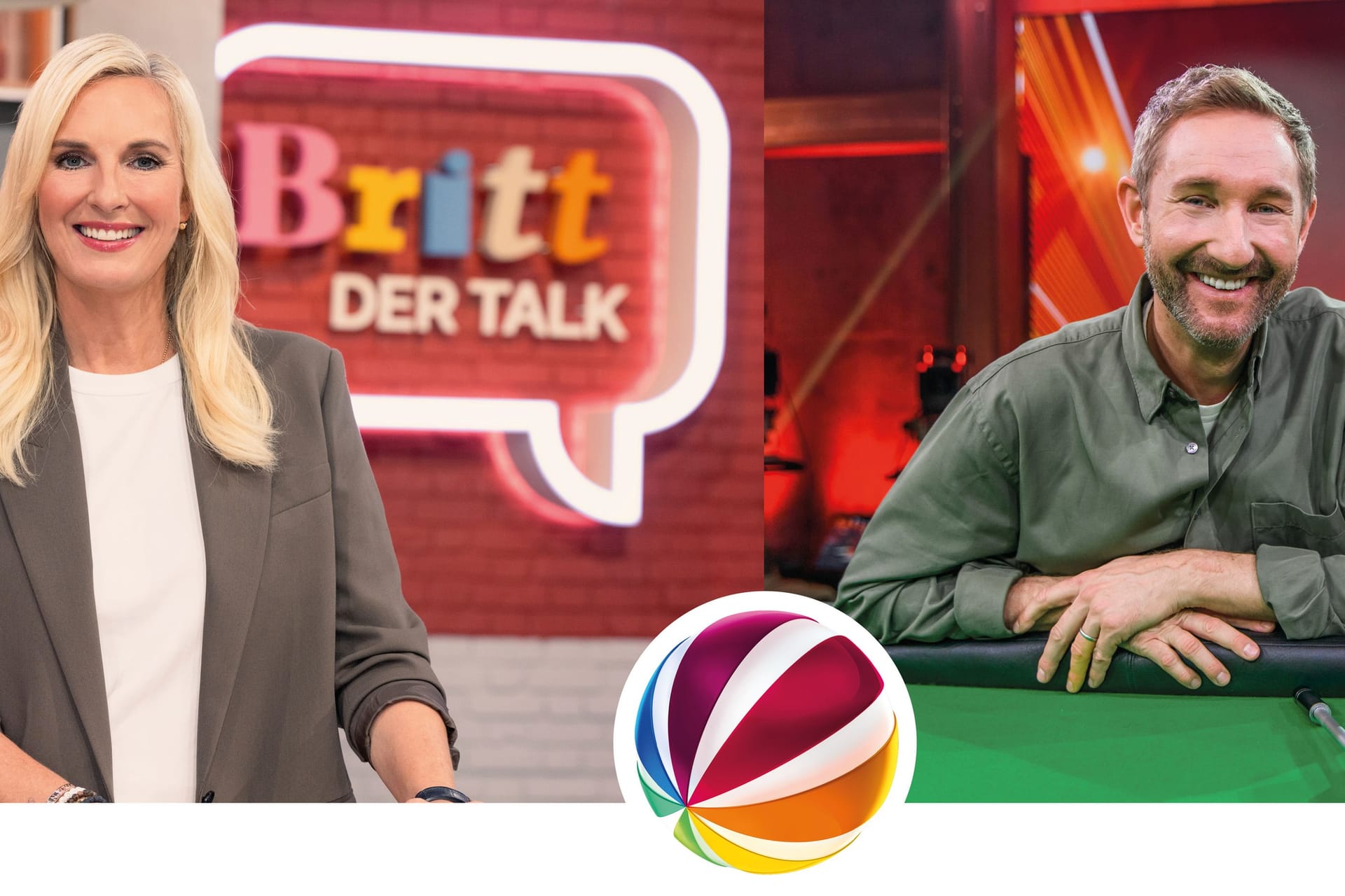 Britt Hagedorn und Daniel Boschmann dominieren den Sat.1-Nachmittag.