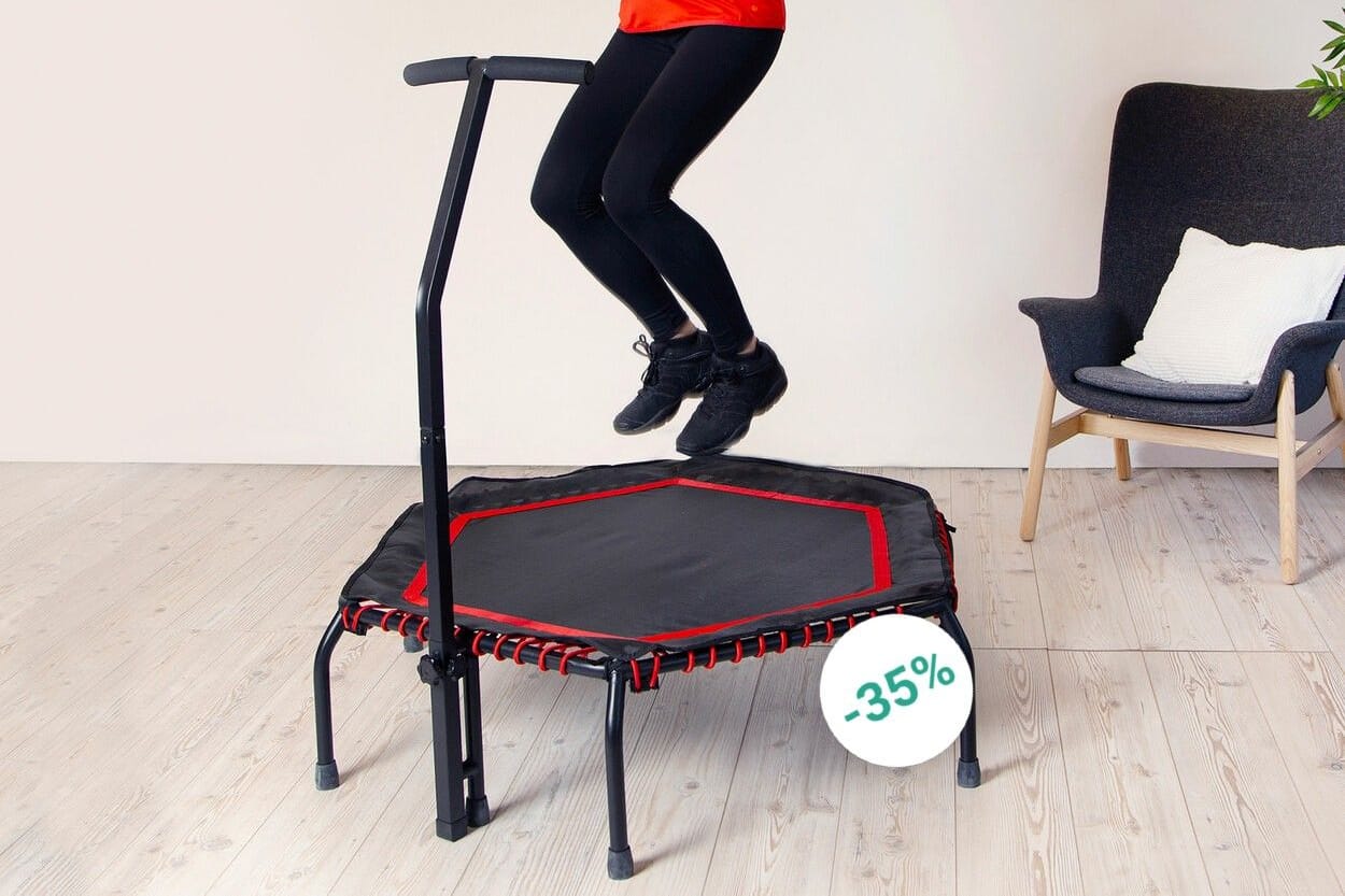 Fitnessgeräte-Deals: Shoppen Sie ein Fitnesstrampolin, verschiedene Heimtrainer und mehr zu reduzierten Preisen.