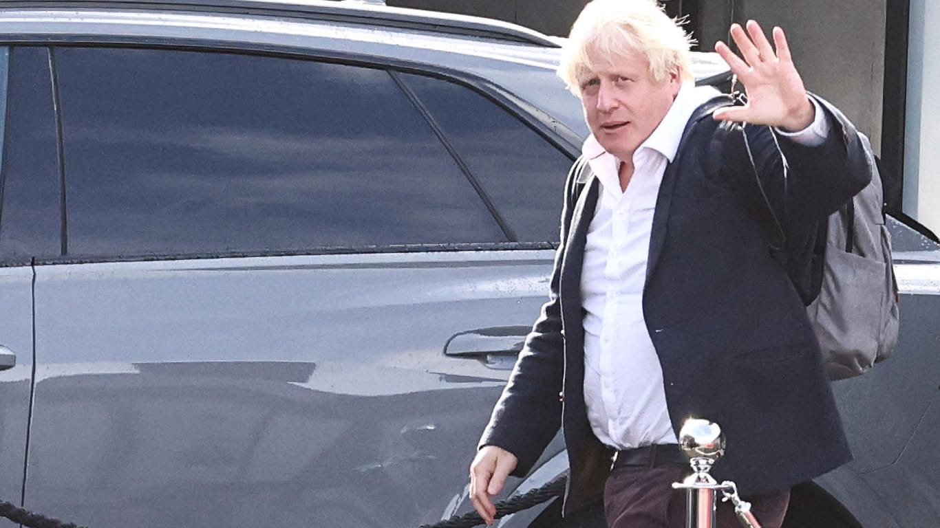 Boris Johnson: Der ehemalige Premier brach seinen Karibik-Urlaub ab.
