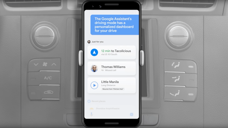 "Assistent Driving Mode": Google stellt das Dashboard ein.