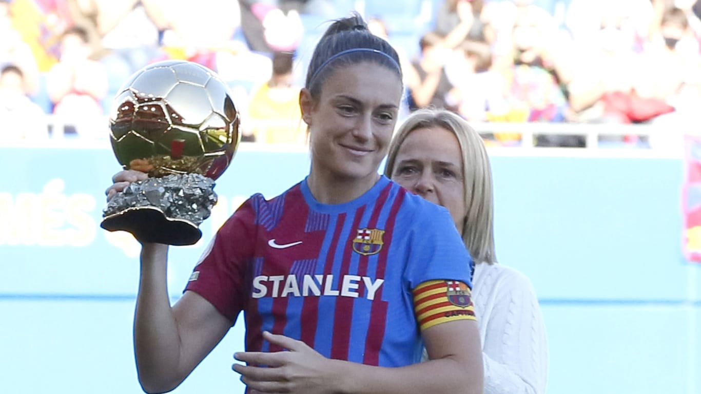 Alexia Putellas: Sie gewann den Preis als beste Fußballerin im vergangenen Jahr.