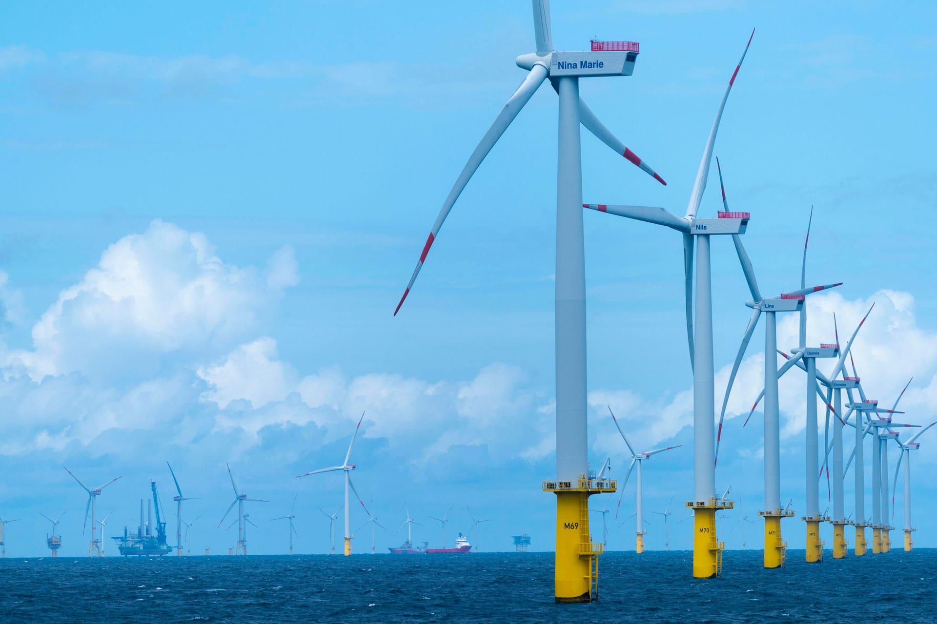 Offshore-Windpark: Windenergie ermöglicht eine unabhängige und bezahlbare Energieversorgung.