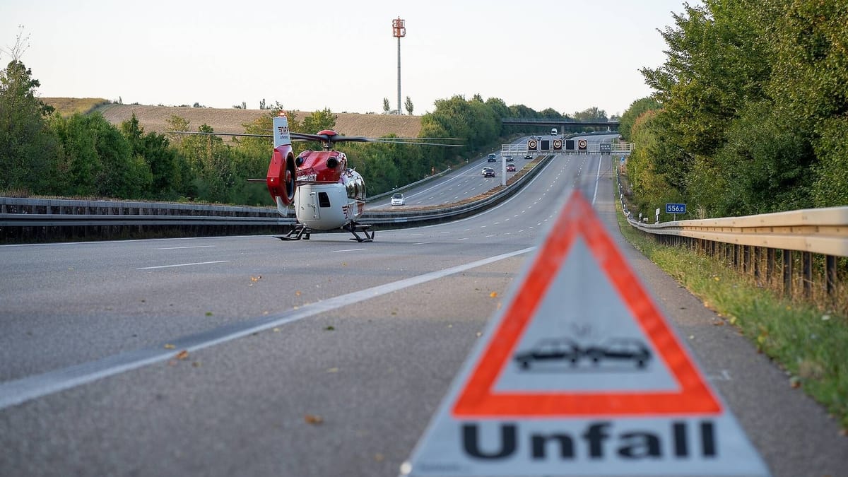 Frankfurt: Autofahrer bei Unfall auf A5 gestorben – Autobahn gesperrt