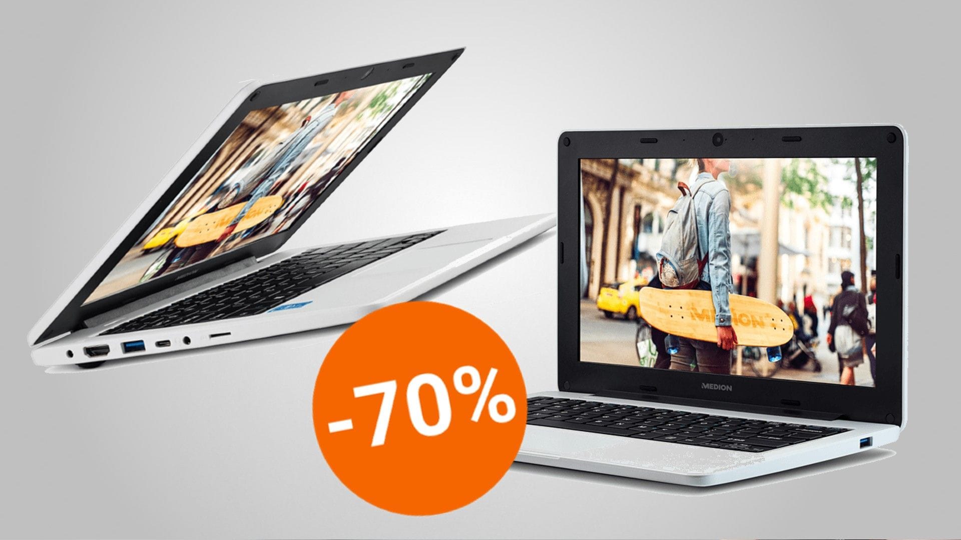 Bei Media Markt ist heute der Medion-Laptop mit 11-Zoll-Bildschirm im Angebot reduziert.