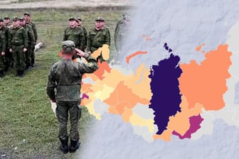 Neue Reservisten für Putin: t-online zeigt, welche Russen jetzt an die Front müssen und warum in einigen Regionen Unmut herrscht.