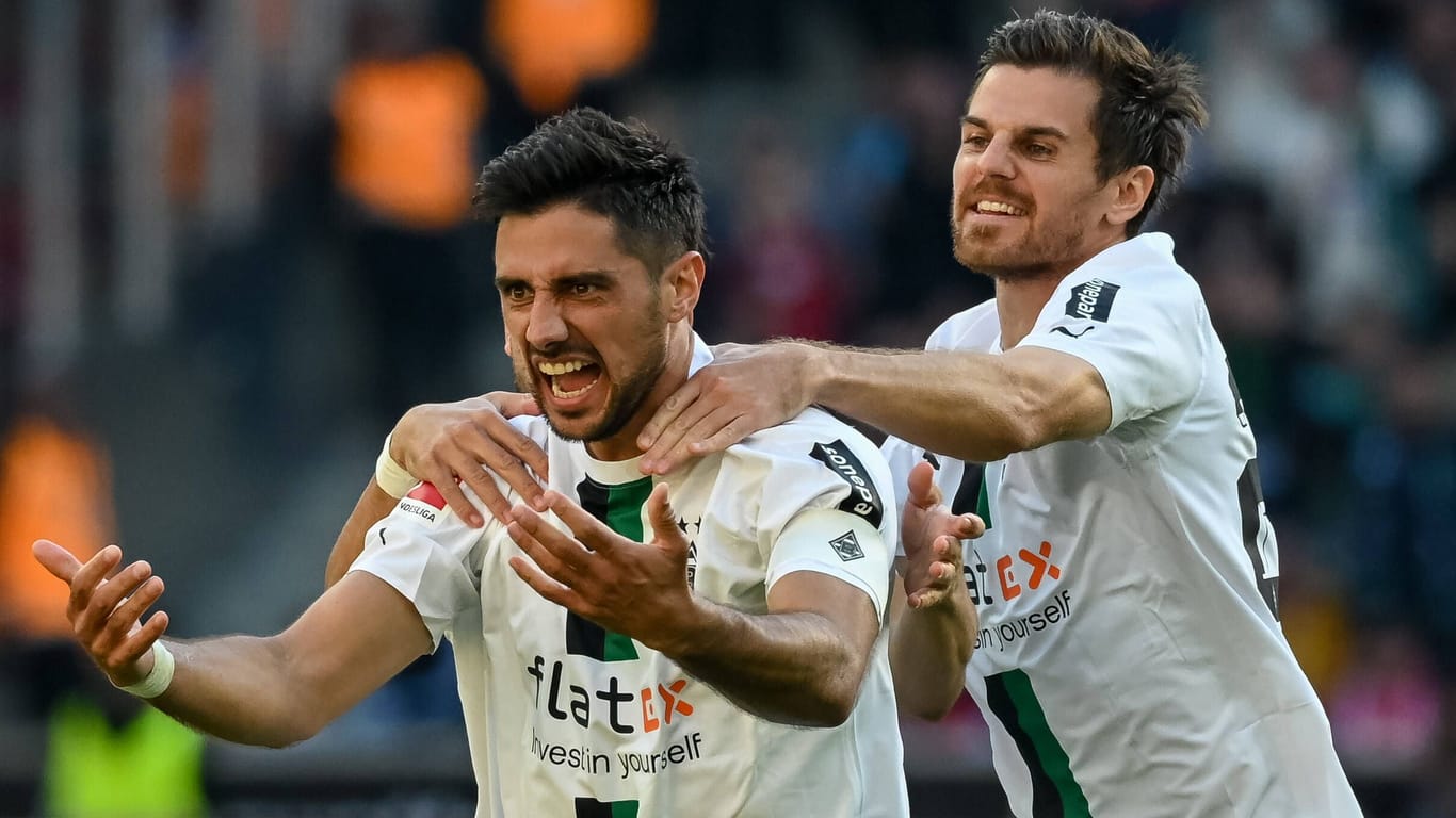 Lars Stindl (l.) und Jonas Hofmann: Gladbach setzte sich gegen Köln durch.