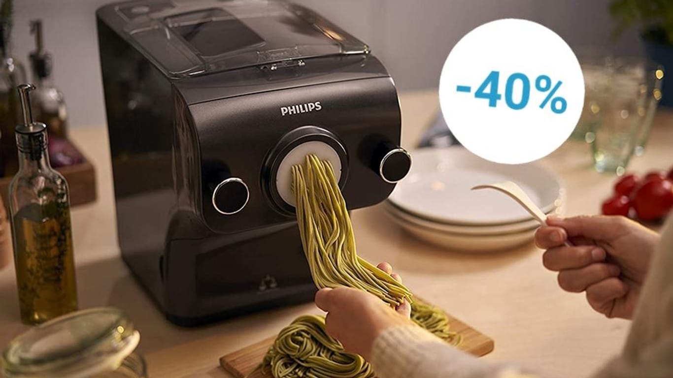 Amazon-Angebot am Donnerstag: Philips-Pastamaker jetzt zum Tiefpreis sichern.