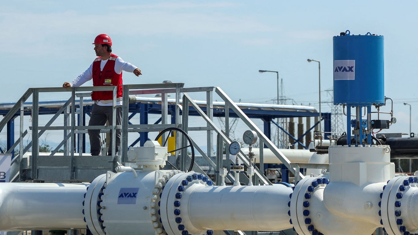 Teil der Pipeline in Bulgarien: Das EU-Land ist besonders abhängig von russischem Gas.
