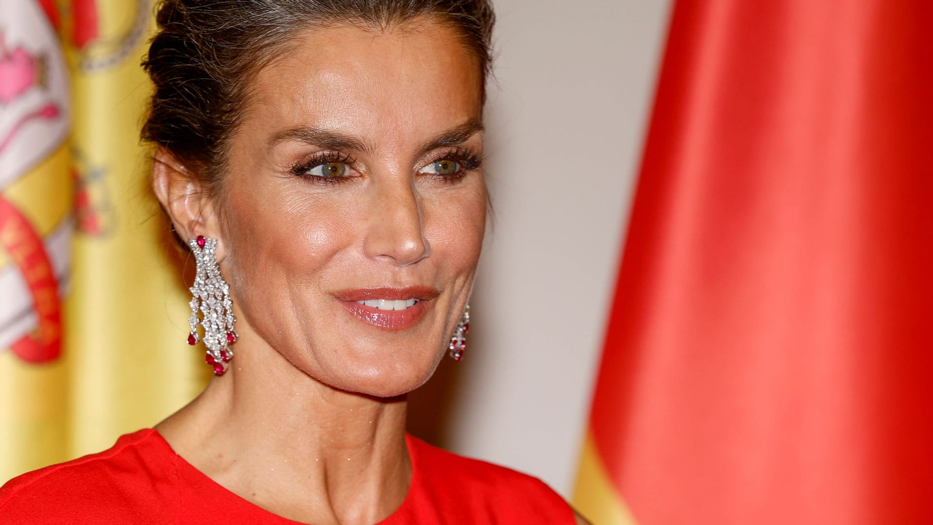 Letizia: Die spanische Königin strahlt derzeit in Deutschland um die Wette.