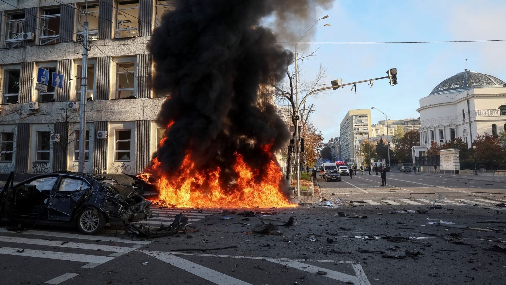 UKRAINE-CRISIS/KYIV-BLAST