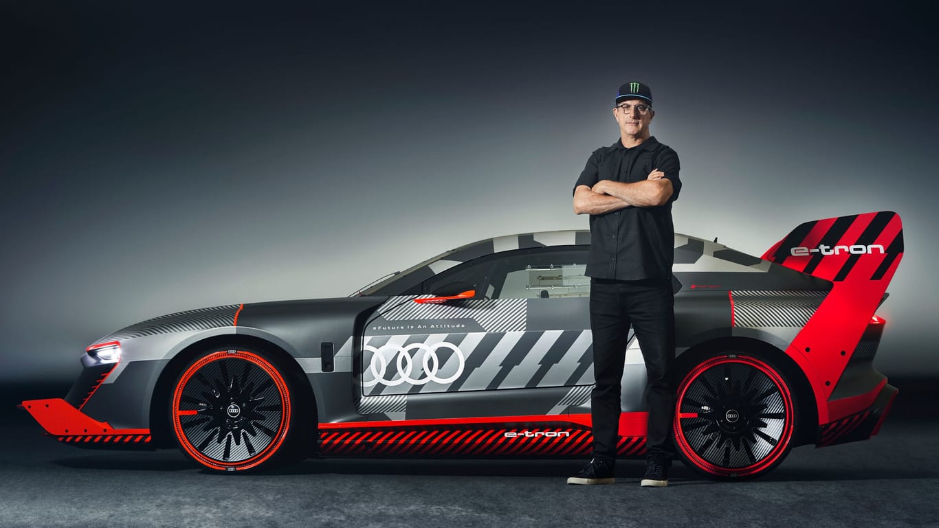 Neues Dream-Team: Ken Block und der Audi S1 Hoonitron.