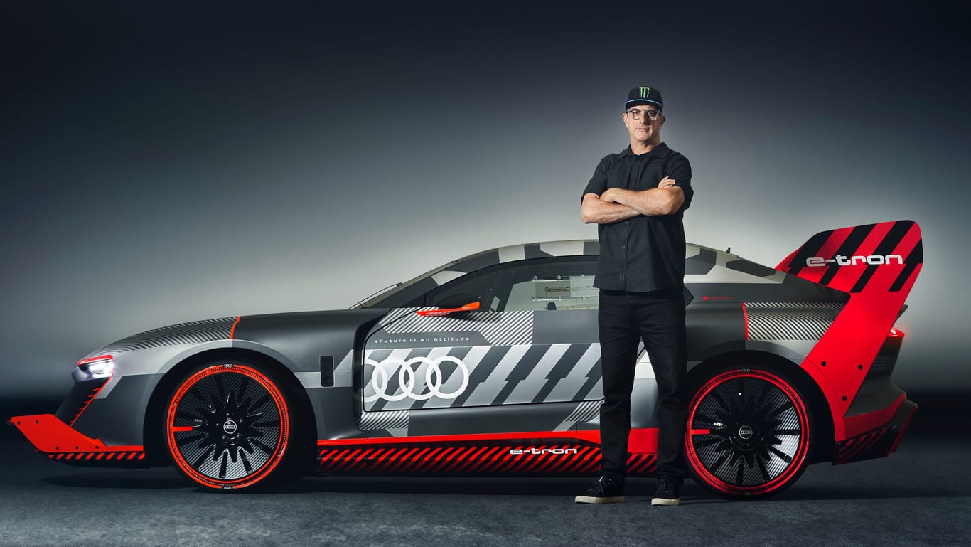 Neues Dream-Team: Ken Block und der Audi S1 Hoonitron.