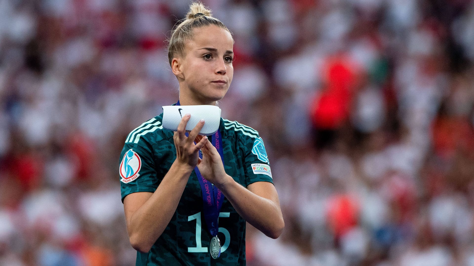 Giulia Gwinn: Die 23-Jährige war im Sommer 2022 Vize-Europameisterin geworden. Giulia Gwinn: Die 23-Jährige war im Sommer 2022 Vize-Europameisterin geworden.