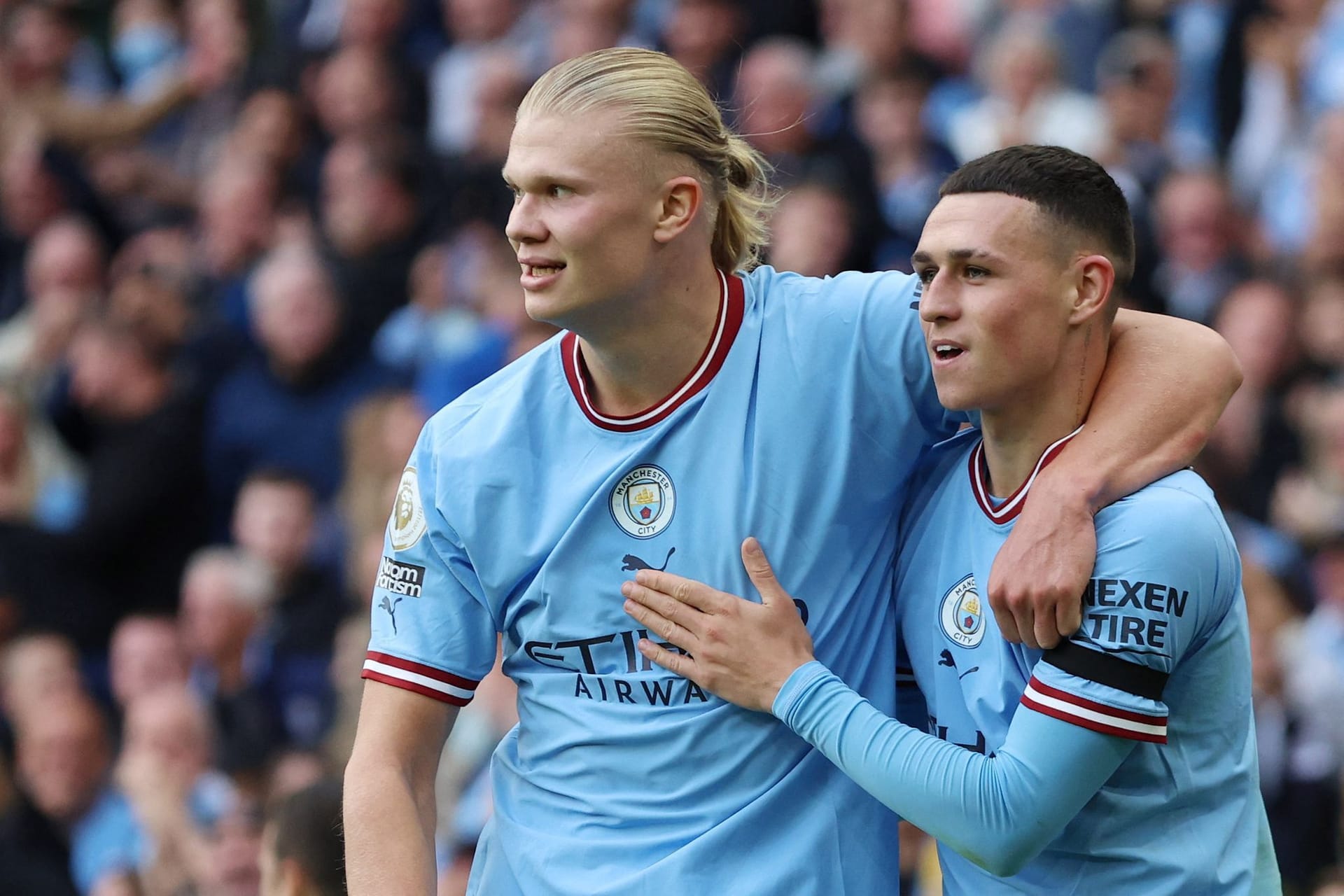 Erling Haaland und Phil Foden: Die beiden zerlegten Manchester United im Alleingang.