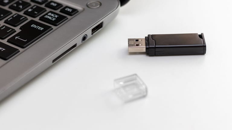 USB-Stick Typ A zur Datenspeicherung.