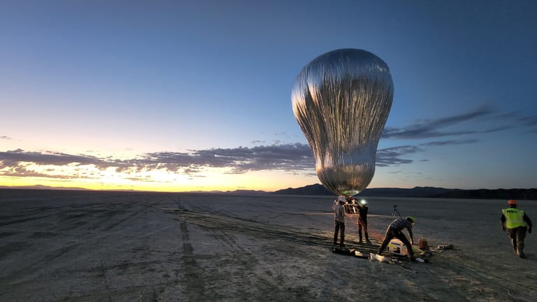 Aerobot-Prototyp: Der Roboterballon soll die Venus erkunden.