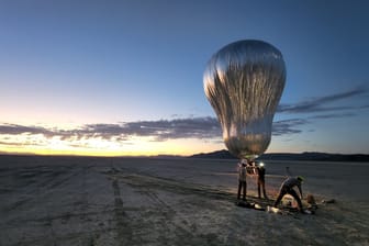 Aerobot-Prototyp: Der Roboterballon soll die Venus erkunden.