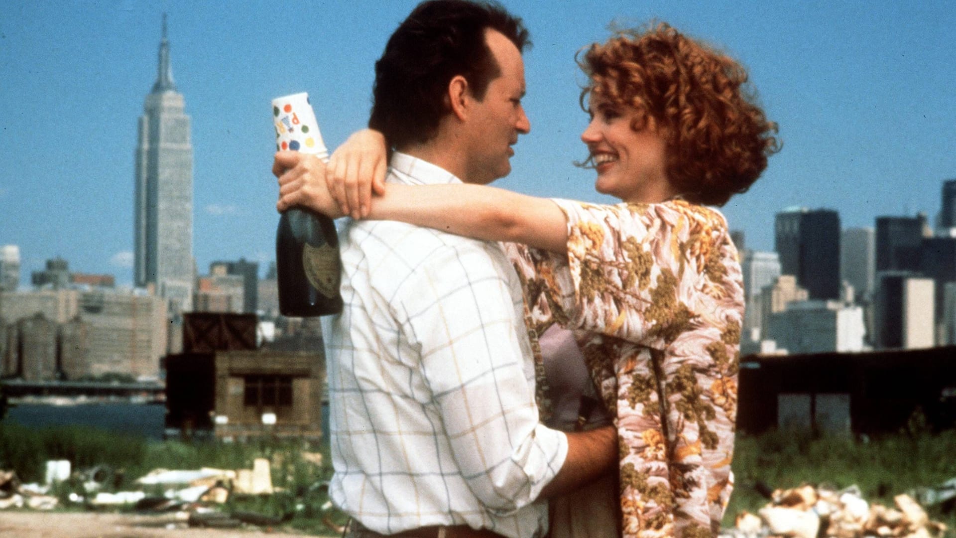 1990: Bill Murray und Geena Davis in "Ein verrückt genialer Coup".