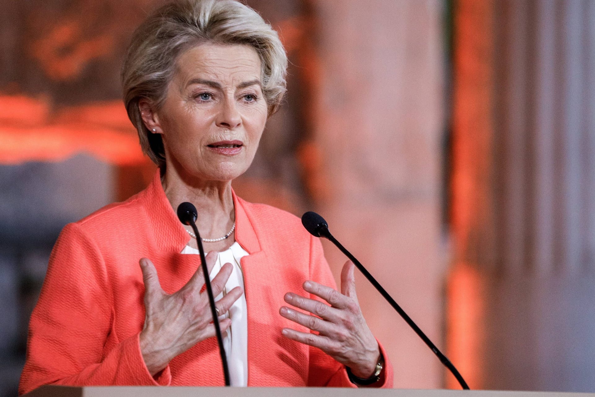 EU-Kommissionspräsidentin Ursula von der Leyen: Es sei wichtig, dass alle Unternehmen die gleichen Chancen hätten, am Binnenmarkt teilzunehmen.