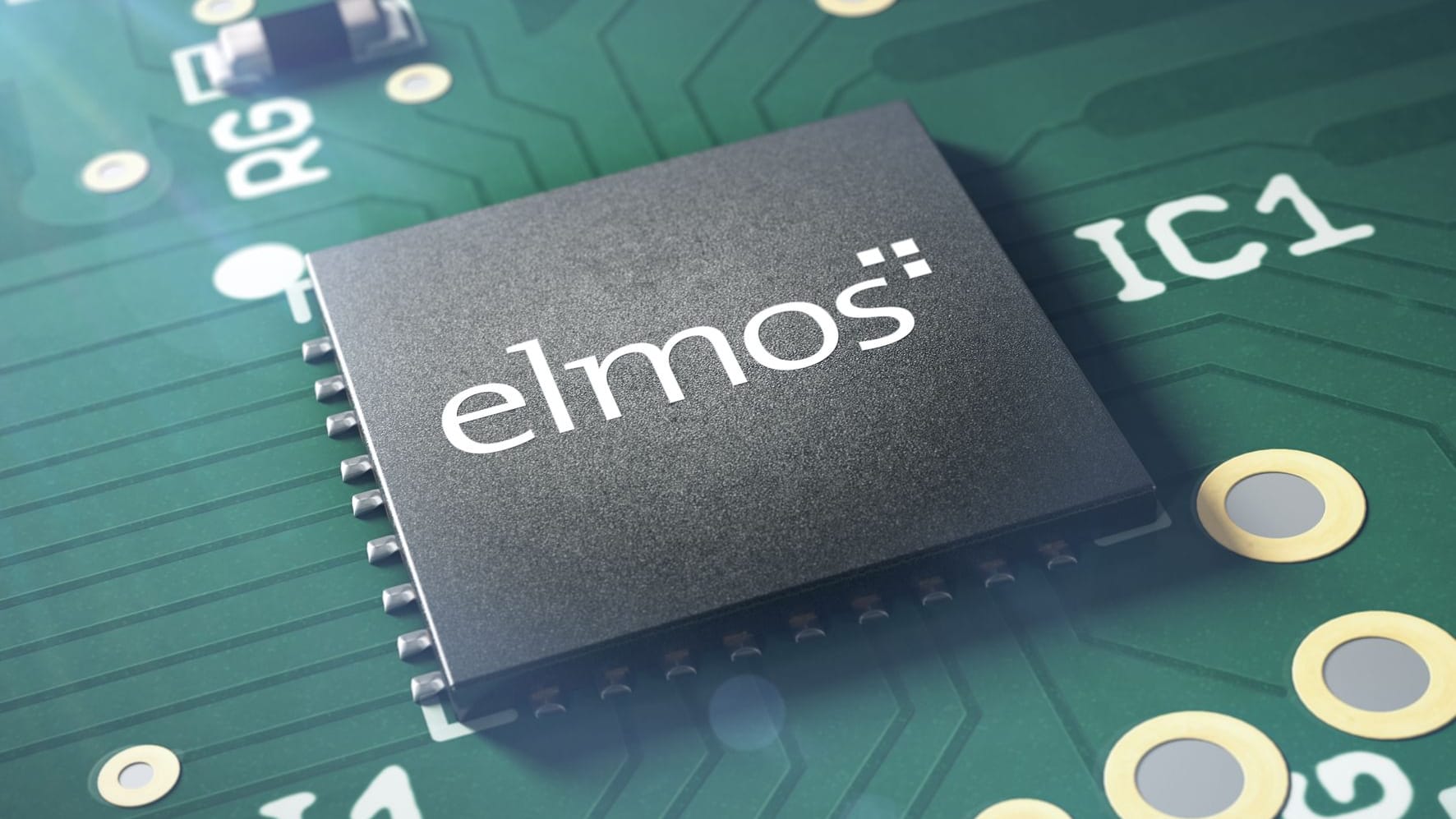 Ein Chip der Dortmunder Firma Elmos.