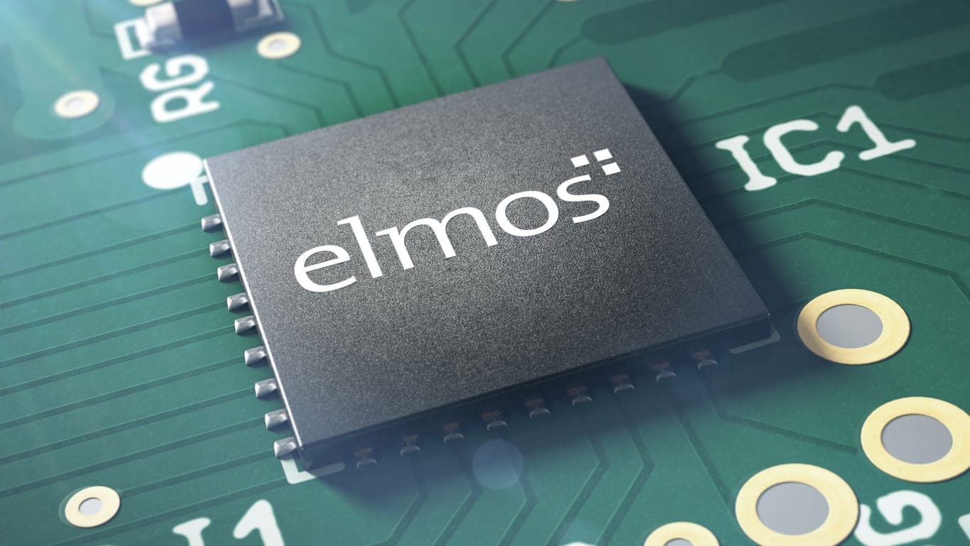 Ein Chip der Dortmunder Firma Elmos.