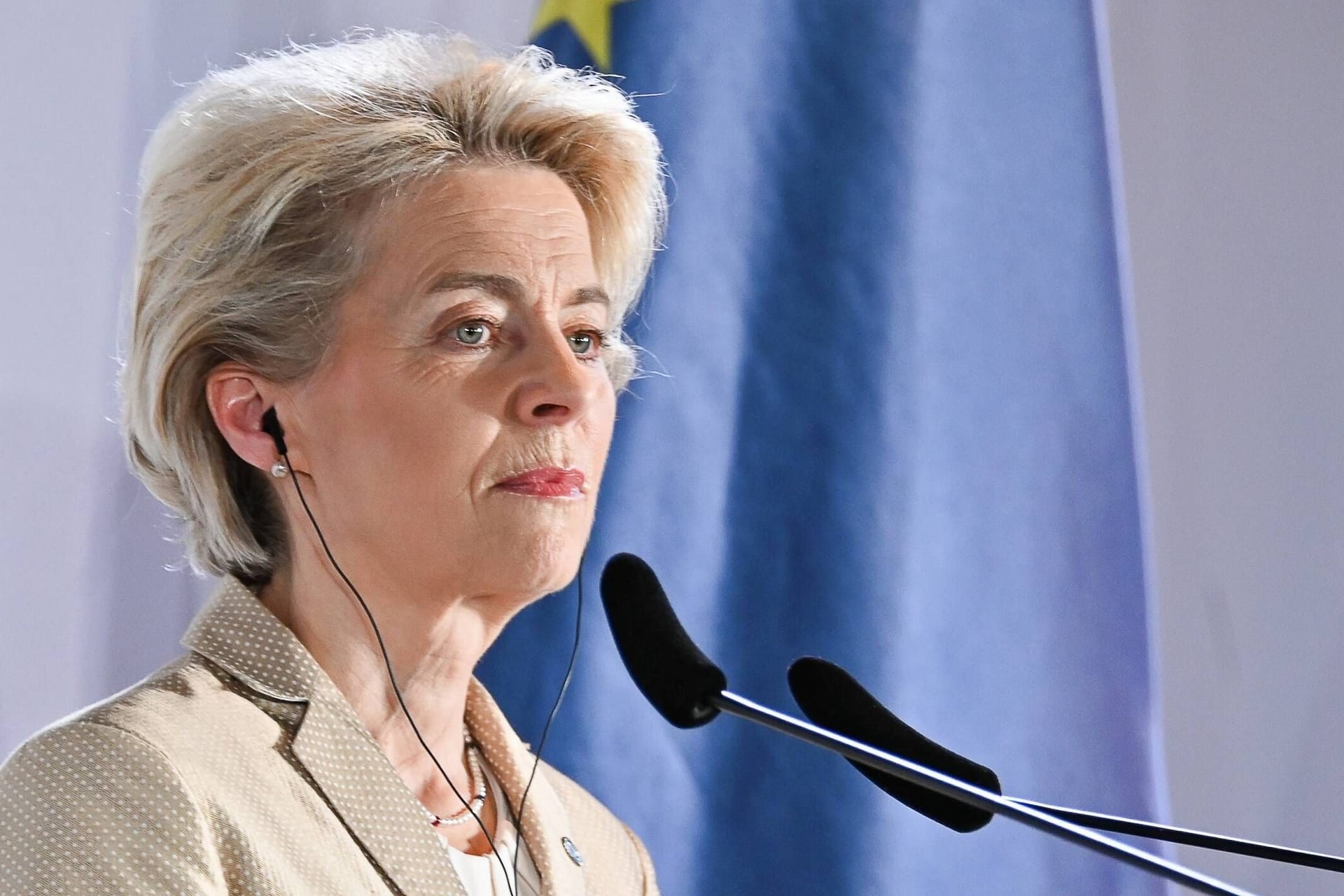 EU-Kommissionspräsidentin Ursula von der Leyen: Von einer Gehaltserhöhung würde auch sie profitieren.