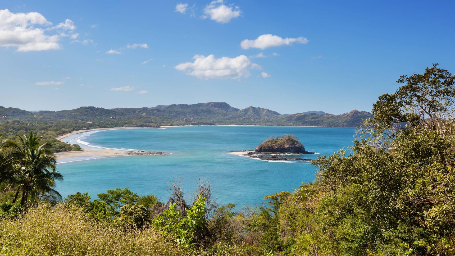 Die Küste vor Costa Rica: Hier ist ein Kleinflugzeug verschwunden.