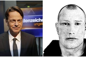 Mit einem Phantombild des Angreifers (links) bat die Polizei Hamburg in der ZDF-Sendung "Aktenzeichen XY... ungelöst" um Hinweise.