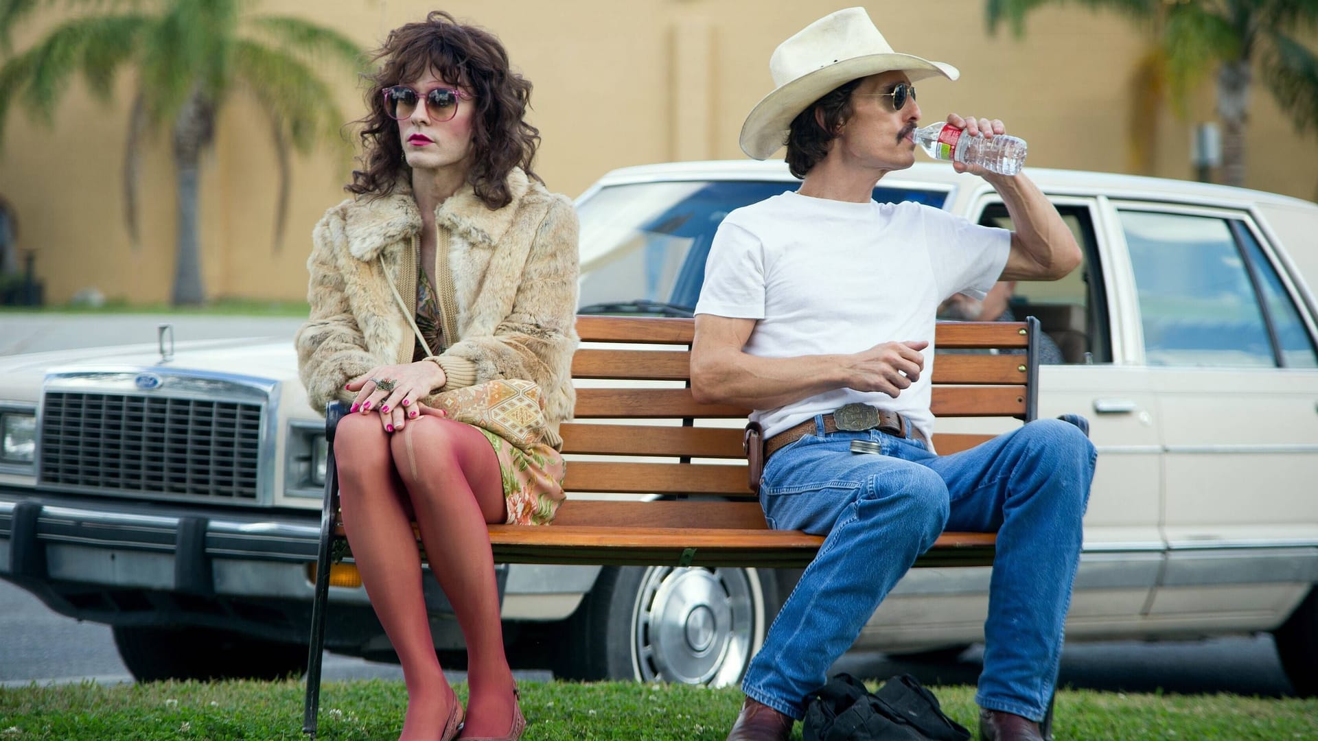 "Dallas Buyers Club": Jared Leto als Rayon neben Matthew McConaughey als Ron Woodroof - beide Schauspieler erhielten für diese Rollen einen Oscar.